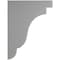 Ekena Millwork 1 3/4"W x 7 1/4"D x 9 1/2"H Bedford Wood Vintage Decor Bracket, Pebble Grey BKTWD02X07X10BEPG - alternate 2